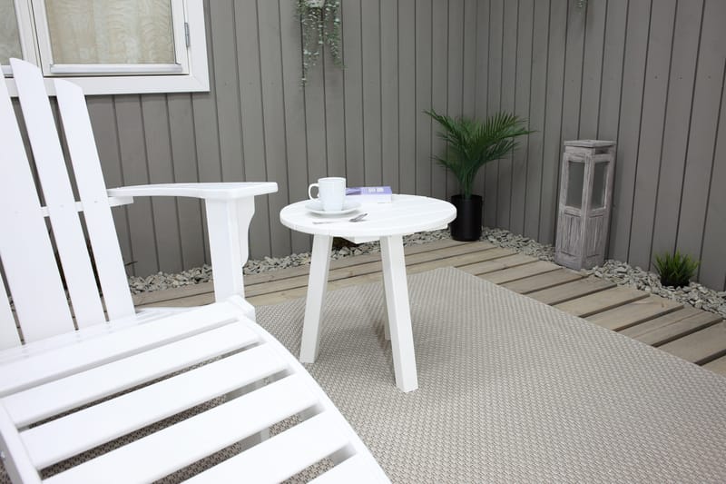 Cranston Däckstol - Vit - Products - Utemöbler & utemiljö - Utestol & trädgårdsstol - Solstol - Däckstol