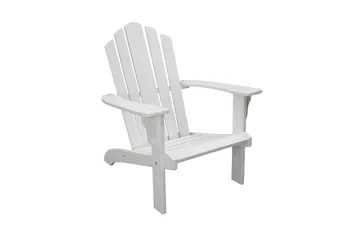 Cranston Däckstol - Vit - Products - Utemöbler & utemiljö - Utestol & trädgårdsstol - Solstol - Däckstol