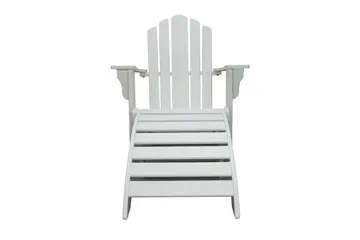 Cranston Däckstol - Vit - Products - Utemöbler & utemiljö - Utestol & trädgårdsstol - Solstol - Däckstol