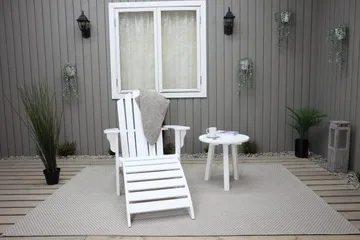 Cranston Däckstol - Vit - Products - Utemöbler & utemiljö - Utestol & trädgårdsstol - Solstol - Däckstol