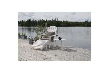 Däckstol Hillerstorp Tennessee Vit - Vit - Products - Utemöbler & utemiljö - Utestol & trädgårdsstol - Solstol - Däckstol