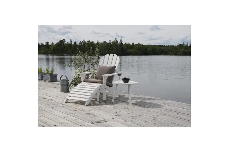 Däckstol Hillerstorp Tennessee Vit - Vit - Products - Utemöbler & utemiljö - Utestol & trädgårdsstol - Solstol - Däckstol