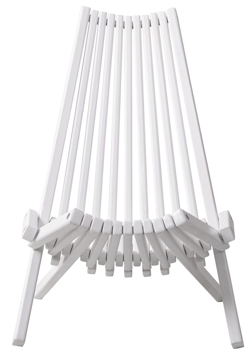 Däckstol vit med nackkudde - vit - Products - Utemöbler & utemiljö - Utestol & trädgårdsstol - Solstol - Däckstol