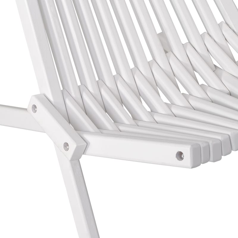 Däckstol vit med nackkudde - vit - Products - Utemöbler & utemiljö - Utestol & trädgårdsstol - Solstol - Däckstol