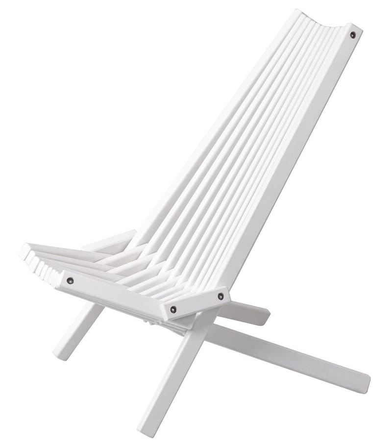Däckstol vit med nackkudde - vit - Products - Utemöbler & utemiljö - Utestol & trädgårdsstol - Solstol - Däckstol