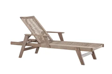 Little John Solstol 200x72 cm - Brun - Products - Utemöbler & utemiljö - Utestol & trädgårdsstol - Solstol