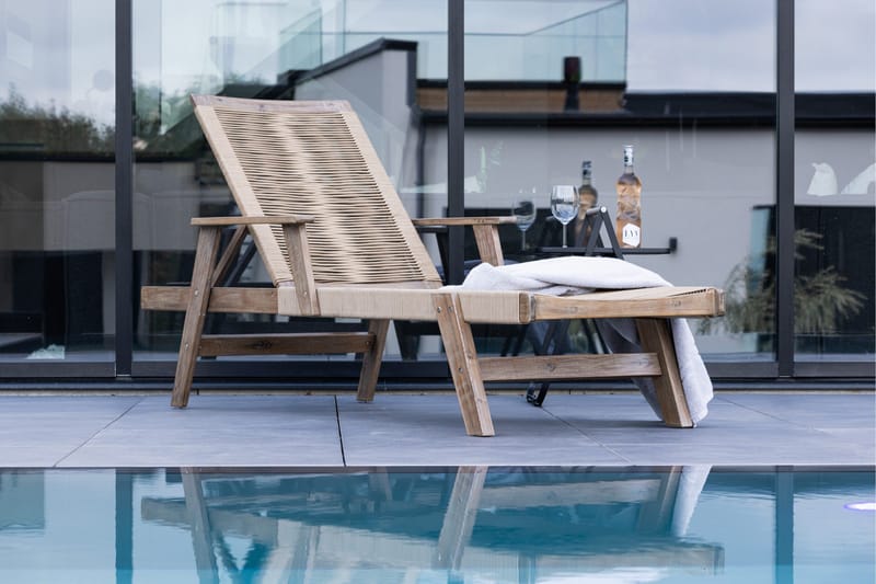 Little John Solstol 200x72 cm - Brun - Products - Utemöbler & utemiljö - Utestol & trädgårdsstol - Solstol