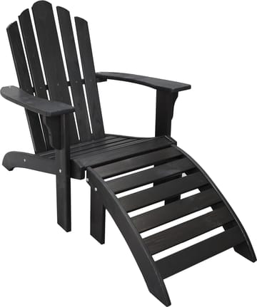 Newport däckstol - Svart - Svart - Products - Utemöbler & utemiljö - Utestol & trädgårdsstol - Solstol - Däckstol