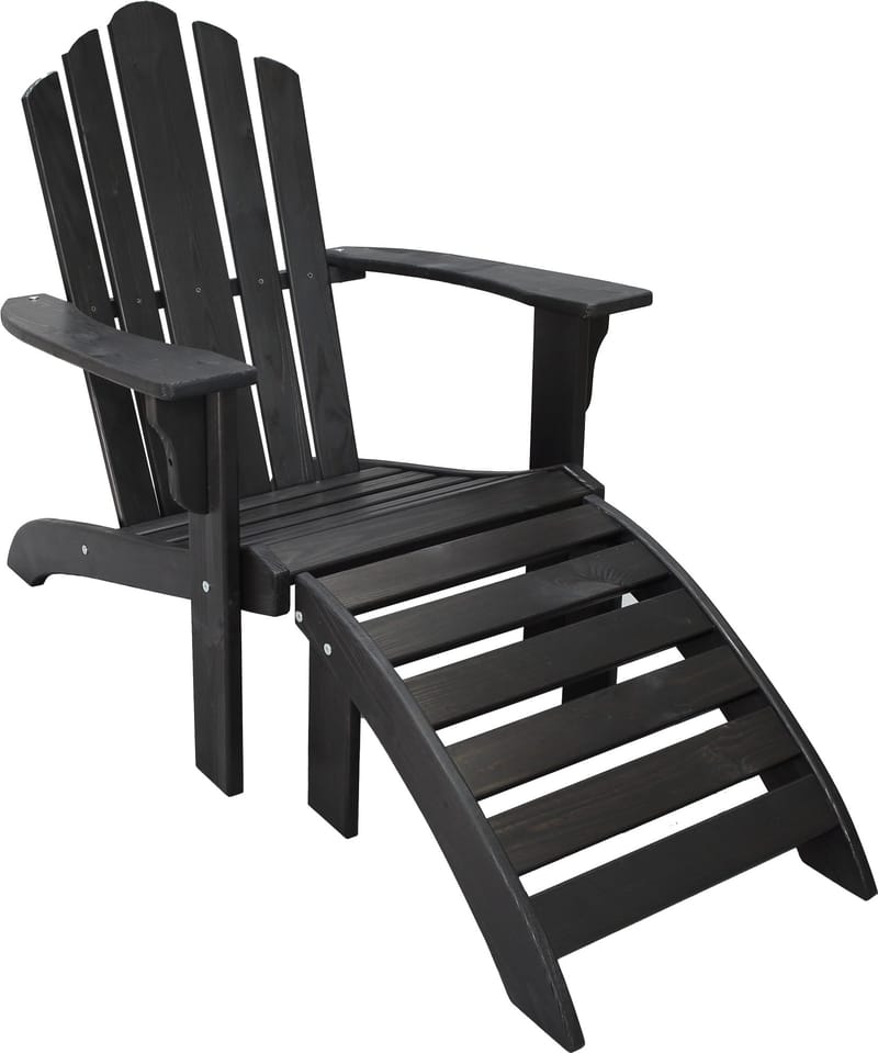 Newport däckstol - Svart - Svart - Products - Utemöbler & utemiljö - Utestol & trädgårdsstol - Solstol - Däckstol