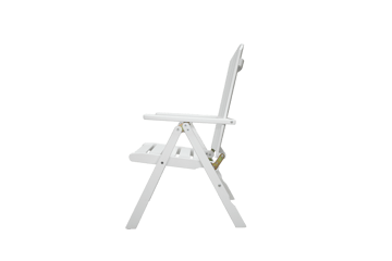 Utestol Baltic Garden Kungshamn Recliner 2-pack, vit - vit - Products - Utemöbler & utemiljö - Utestol & trädgårdsstol - Positionsstol