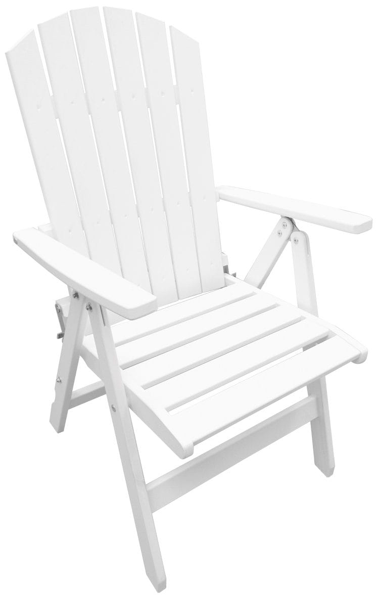 Utestol Baltic Garden Kungshamn Recliner 2-pack, vit - vit - Products - Utemöbler & utemiljö - Utestol & trädgårdsstol - Positionsstol