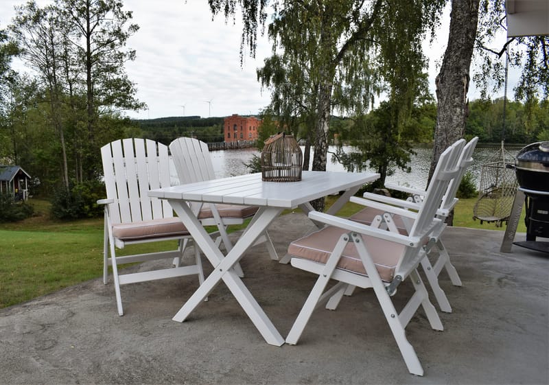 Utestol Baltic Garden Kungshamn Recliner 2-pack, vit - vit - Products - Utemöbler & utemiljö - Utestol & trädgårdsstol - Positionsstol