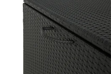 Sydney vattentät dynbox Large utomhus - Dynlåda i konstrotting (B140xD80xH90 cm) - Svart - Products - Utemöbler & utemiljö - Utomhusförvaring - Dynförvaring - Dynbox & dynlåda