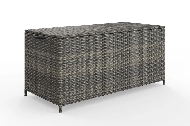 Zahara Dynbox utomhus i konstrotting med handtag 140x60x60 cm - Grå - Products - Utemöbler & utemiljö - Utomhusförvaring - Dynförvaring - Dynbox & dynlåda