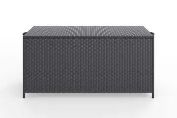 Zahara Dynbox utomhus i konstrotting med handtag 140x60x60 cm - Svart - Products - Utemöbler & utemiljö - Utomhusförvaring - Dynförvaring - Dynbox & dynlåda