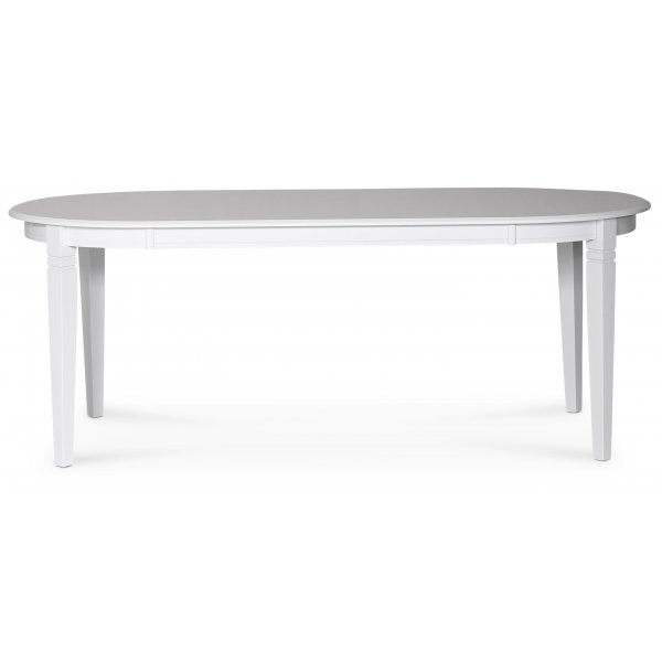 Sandhamn matgrupp ovalt matbord med 6 st Sofiero stolar med kryss i ryggen + 6.00 x Stolsdyna