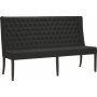 Soffa M�rrum Svart- 182 cm