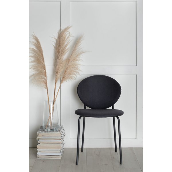 Ekefors matstol - Svart tyg Ekefors matstol - Svart tyg