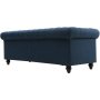 Soffa 3-sits chesterfieldsoffa blå - Herron + Rengöring för möbler Soffa 3-sits chesterfieldsoffa blå - Herron + Rengöring för möbler