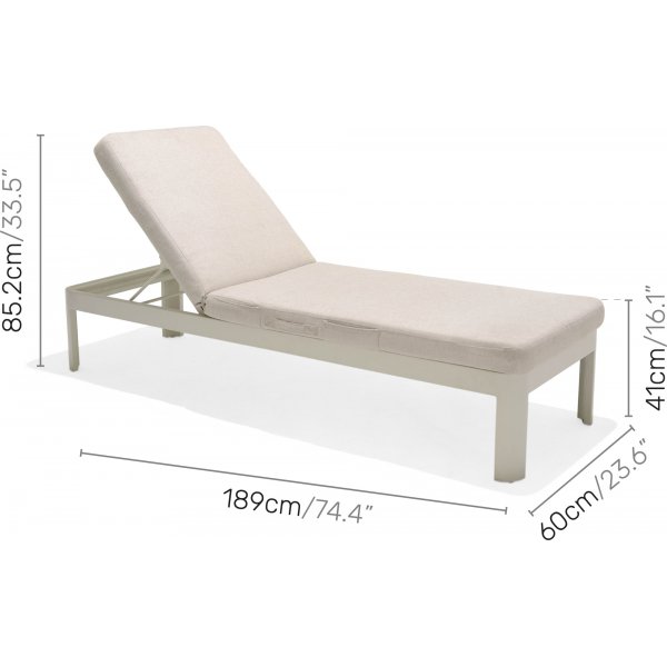 Portals loungegrupp 4 - Vit/teak + Textilskydd f�r utem�bler