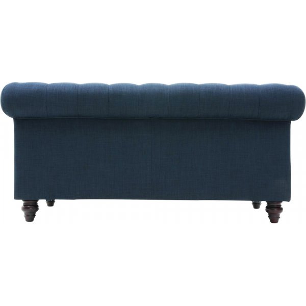 Chesterfield 2-sits soffa bl� - Herron