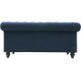 Chesterfield 2-sits soffa bl� - Herron