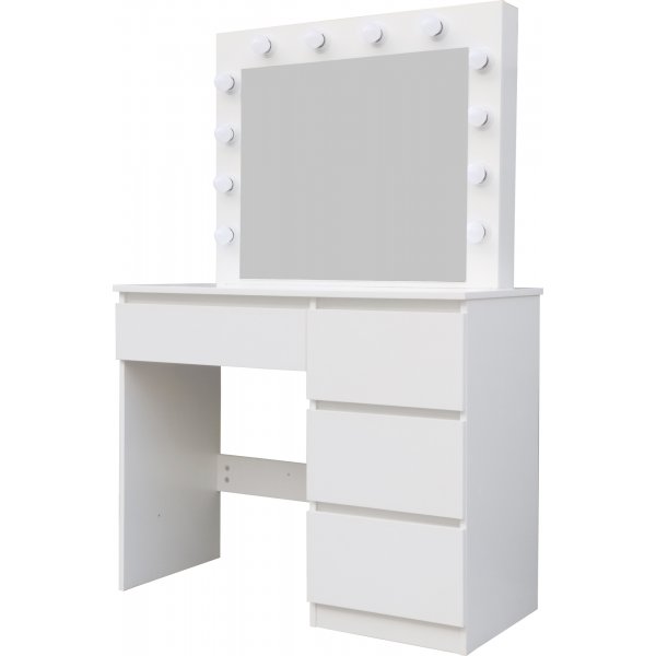 Giselle sminkbord med spegel och LED-belysning Giselle sminkbord med spegel och LED-belysning