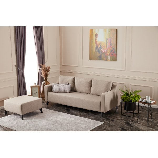Doga divanb�ddsoffa - Cream