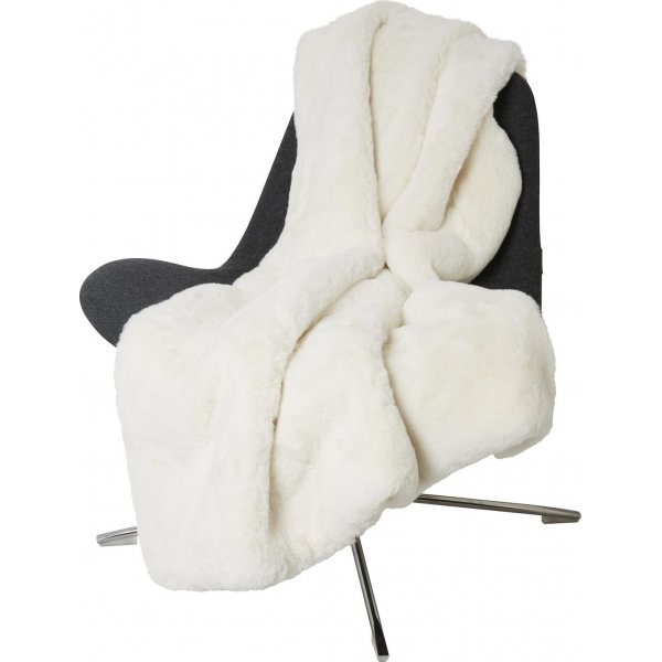 Fluffy pläd Ivory - 120 x 180 cm Fluffy pläd Ivory - 120 x 180 cm