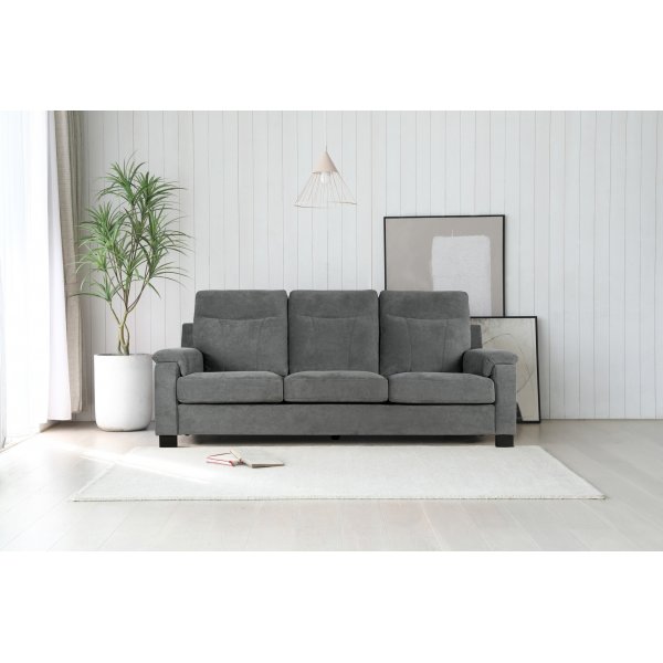Atlas soffa 3-sits med h�g rygg