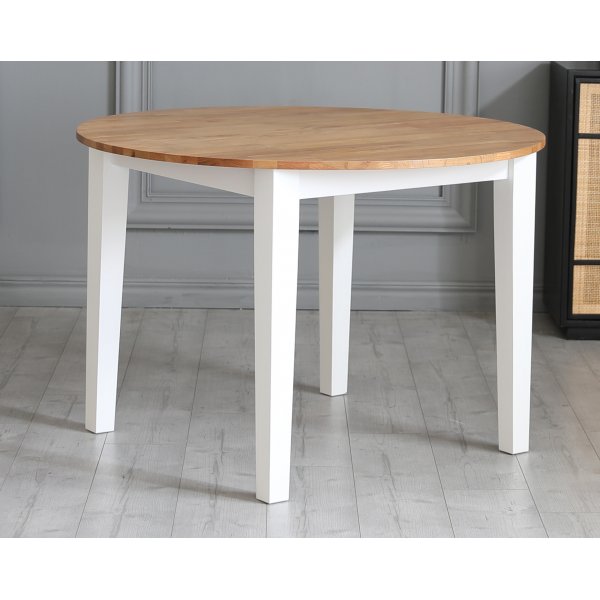 Matbord Ø110 cm ek vit Matbord Ø110 cm ek vit
