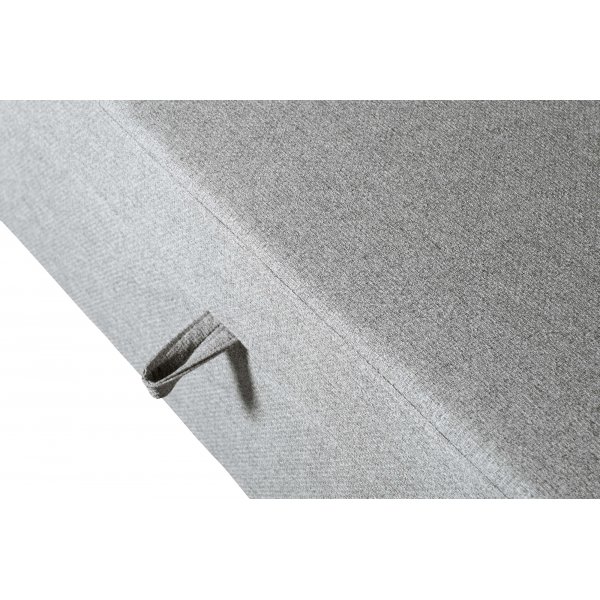 Soffa med f�rvaring gr� 214 cm bred