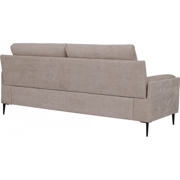 Amsterdam soffa 3-sits beige 208 cm + M�beltassar