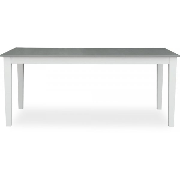 F�r� matbord 180 cm - Vit/Gr�