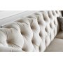 Soffa 2-sits chesterfield beige - Milton + Textilv�rd f�r m�bler