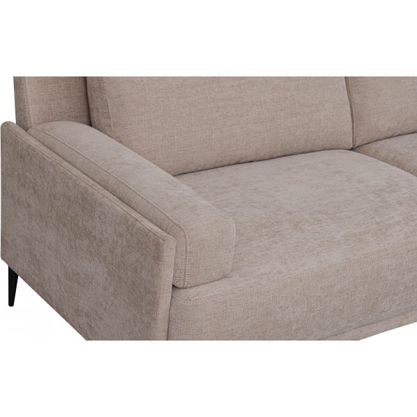 Amsterdam soffa 3-sits beige 208 cm + M�beltassar