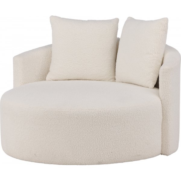 Kelso 2-sits soffa - Vit teddy Kelso 2-sits soffa - Vit teddy