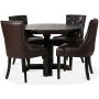 Lamier matgrupp Bord med 4 st Tuva stolar i brun PU + 3.00 x Möbeltassar Lamier matgrupp Bord med 4 st Tuva stolar i brun PU + 3.00 x Möbeltassar