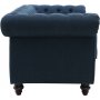 Chesterfield 2-sits soffa bl� - Herron