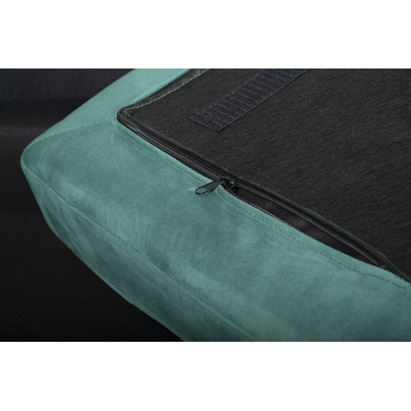 Divansoffa gr�n 218 cm bred