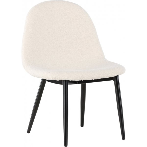 Polar barnstol - Vit teddy