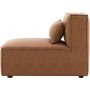 Nees modulsoffa i cognac combo 3 + Textilv�rd f�r m�bler