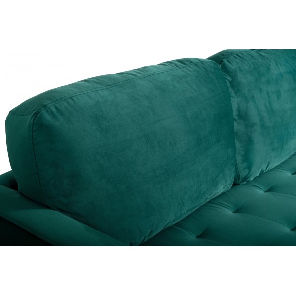 Divansoffa gr�n 218 cm bred