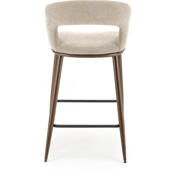 Barstol beige/valnöt sitthöjd 65 cm - Pelican + Textilvård för möbler Barstol beige/valnöt sitthöjd 65 cm - Pelican + Textilvård för möbler