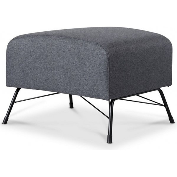 Town fotpall mörkgrå (Tyg) Town fotpall mörkgrå (Tyg)