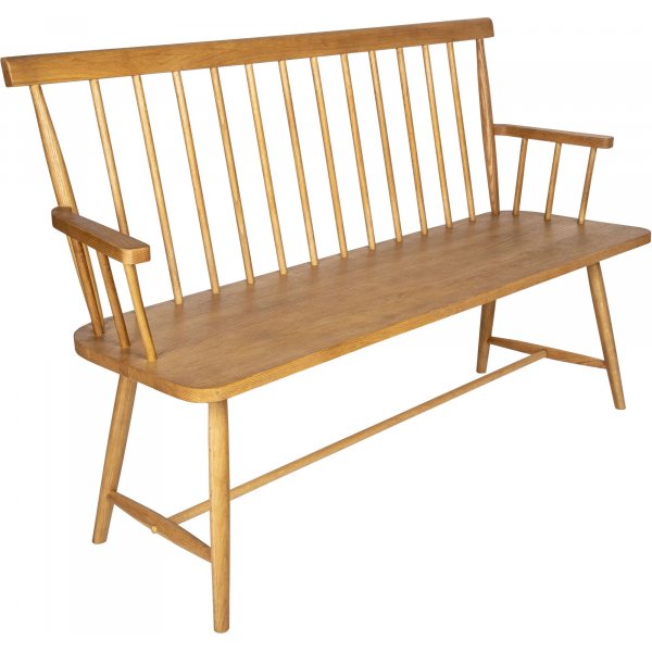 Karl k�kssoffa pinnsoffa i oljad ek + Reng�ring f�r m�bler