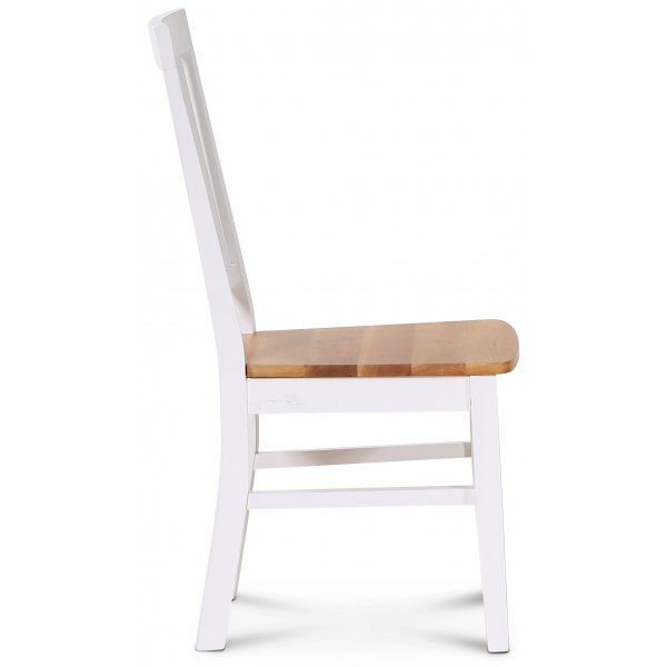 Matgrupp: L�ck� matbord, runt - vit / oljad ek + 4 st Selma stol - vit / oljad ek + 3.00 x M�beltassar