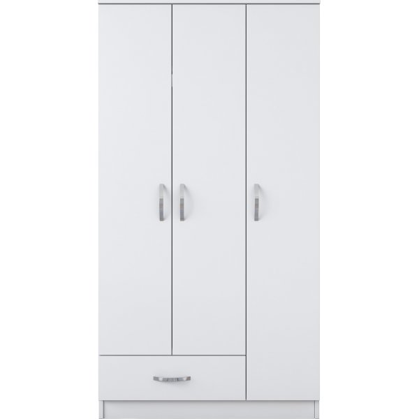 Baden garderob 2 - Vit