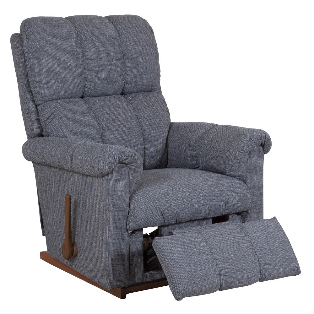 Lazboy Aspen reclinerfåtölj i tyg Mörk grå/körsbärsträ 6295 kr