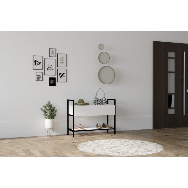 Narden hallbord 90 x 34 cm - Vit Narden hallbord 90 x 34 cm - Vit